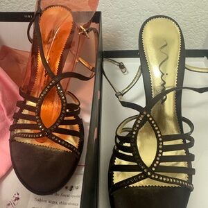 Nina Elegant Brown Clio-LS Chocolate Luste Women's Heels